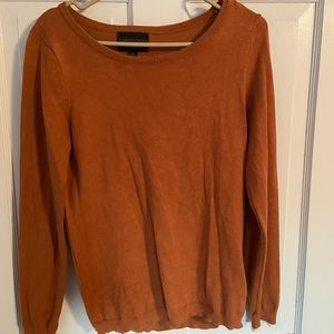 Burnt Orange sweater, lightly worn, good condition